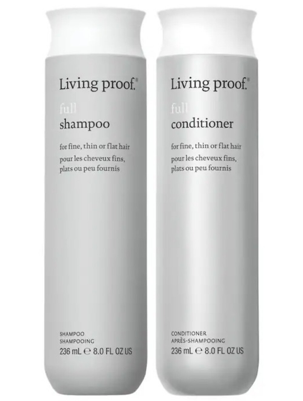 Living Proof Full Shampoo & Conditioner Duo — Gray Packaging